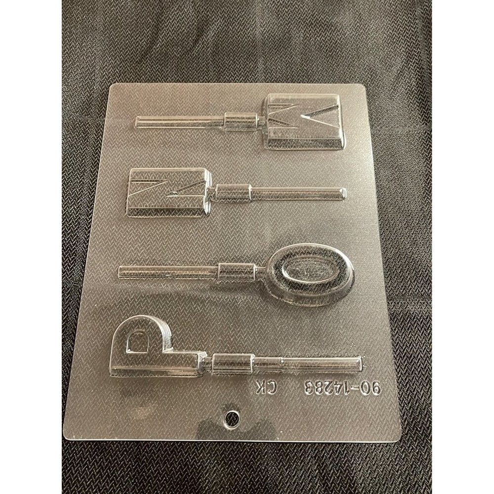 CK M N O P Letters Alphabet Birthday Anniversary Sucker Chocolate Cake Mold